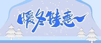 简约小清新时尚冬季促销