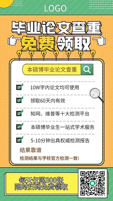 大学生毕业论文查重裂变海报