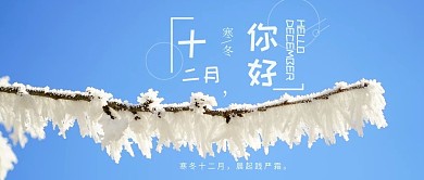 十二月你好朋友圈配图