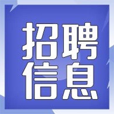 人才招聘信息公告通知蓝色简约公众号次图
