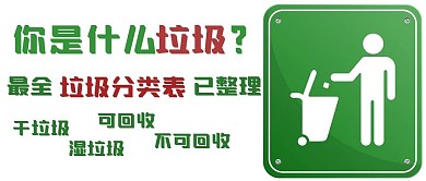 简约垃圾分类表推荐