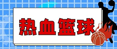 热血篮球校园比赛球类简约灌篮体育NBA