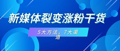 科技新媒体行业行货资料公众号封面