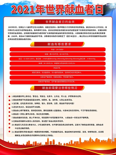 献血宣传系列海报