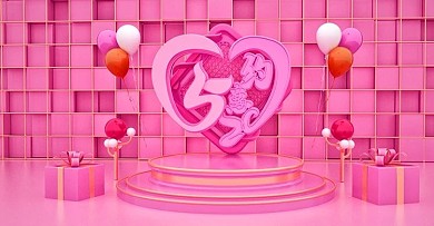 电商C4D520活动大促banner