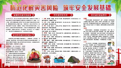 2021防灾减灾日 安全生产 防范灾害