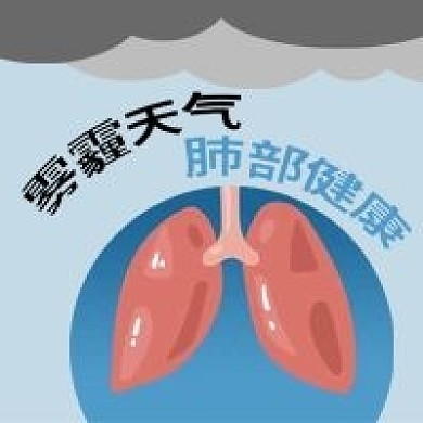 公众号次图雾霾天气肺部健康医疗人体器官