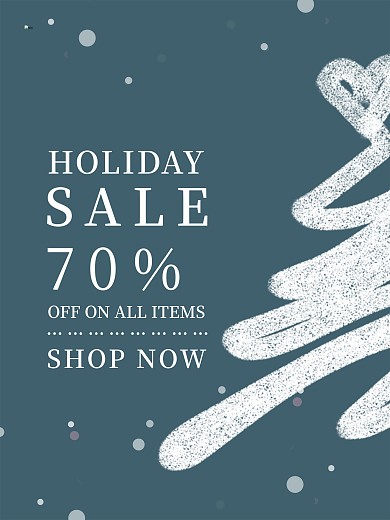 圣诞节促销活动模板海报