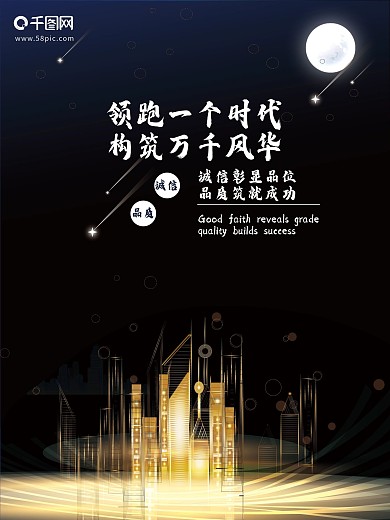 简约房地产海报展板