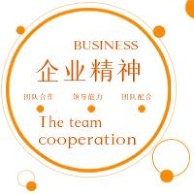 简约商务企业精神宣传