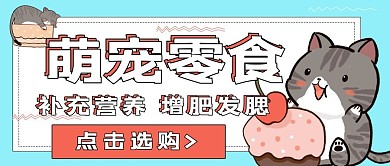 简约促销抢购萌宠零食