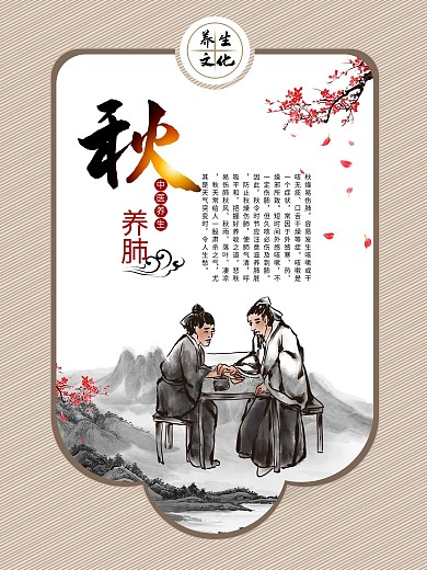四季养生系列海报