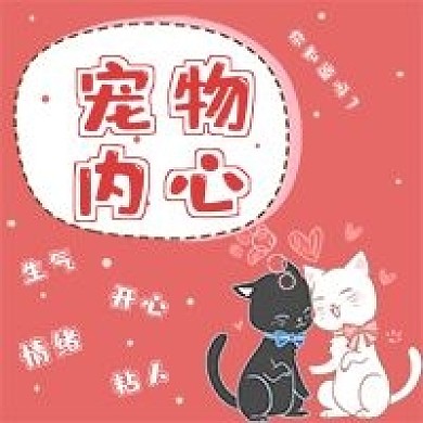 极简清新宠物内心宣传