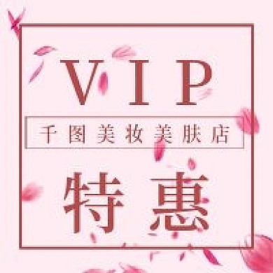 简约VIP特惠会员宣传