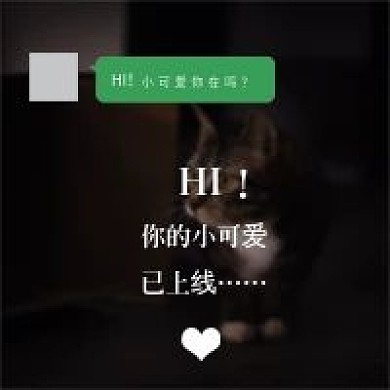 简约小可爱信息宣传