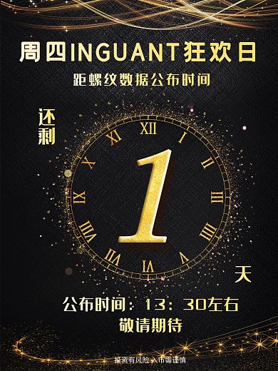 数据公布时间倒计时1天海报设计