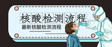 核酸检测流程最新新冠公众号封面
