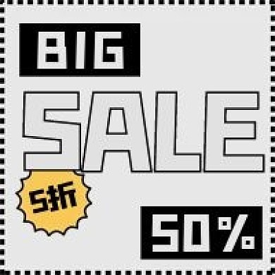 促销大字新媒体公众号封面图次图