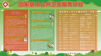 国家基本公共卫生服务项目