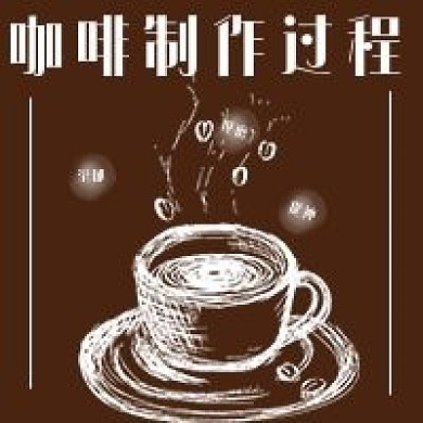 简约咖啡制作过程