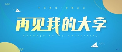 再见我的大学毕业季海报