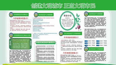 文明城市公益展板