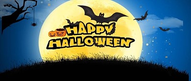 卡通风格万圣节微信公众号封面