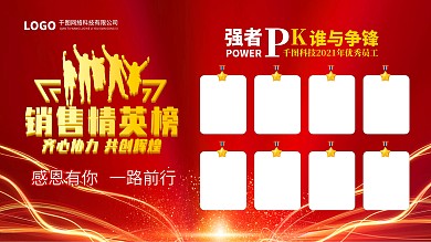 高端大气企业员工精英榜