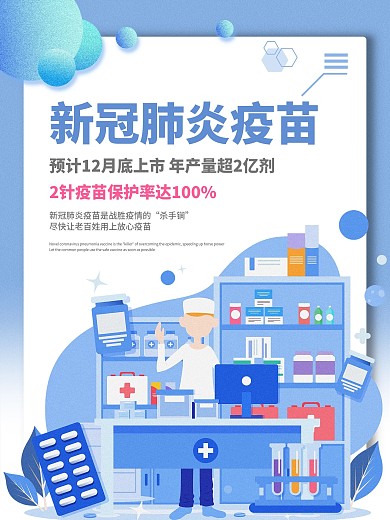 新冠肺炎疫苗海报