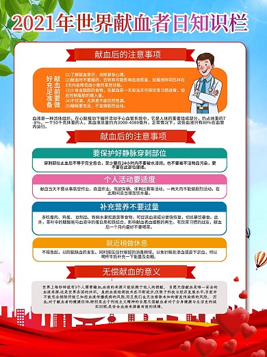 世界献血日系列海报