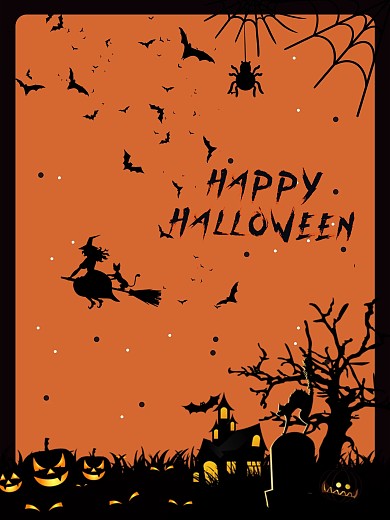 万圣节halloween外国节日鬼节海报