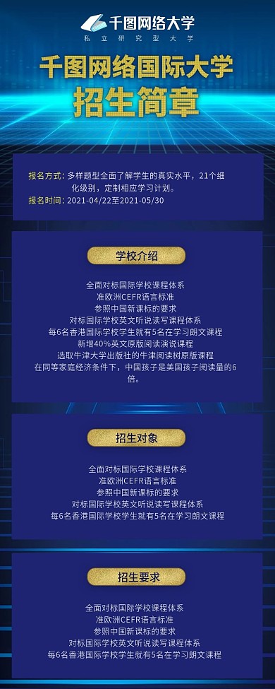 科技风学校教育简约大学招生简章