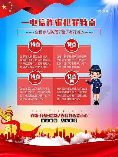 电信网络诈骗系列宣传海报6
