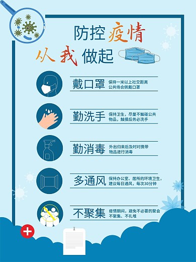 防控疫情 从我做起 原创