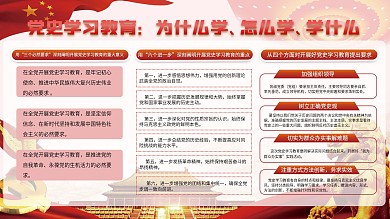 党史学习教育展板