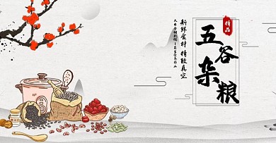 五谷杂粮海报banner