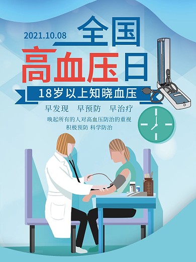 全国高血压日健康医疗高血压