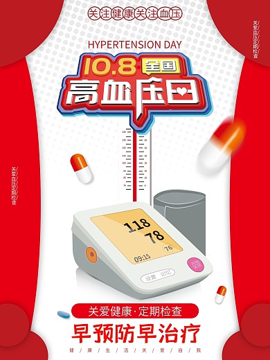高血压日宣传海报