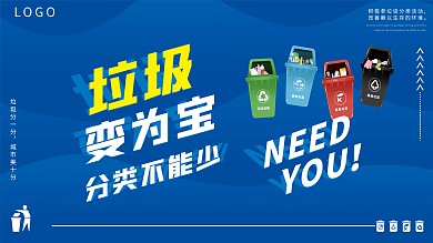 垃圾分类环保垃圾桶