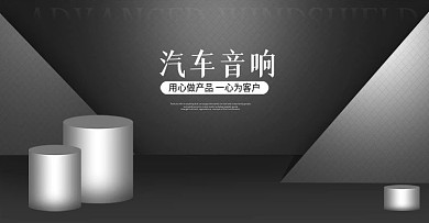 汽车音响海报