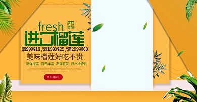 猫山王榴莲海报