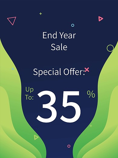 促销海报矢量时尚元素