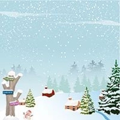 冬天下雪小雪大雪雪景背景