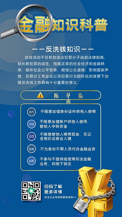 反洗钱金融知识科普（金融保险）