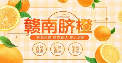 淘宝天猫秋季水果食品上市海报banner