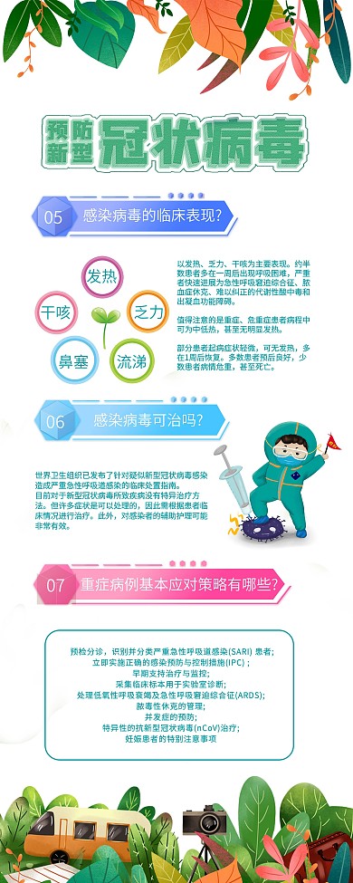 2疫情冠状病毒预防展架易拉宝