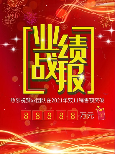 双12淘战报大促战报喜报光荣榜