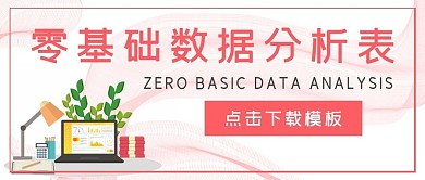 零基础数据分析模板下载