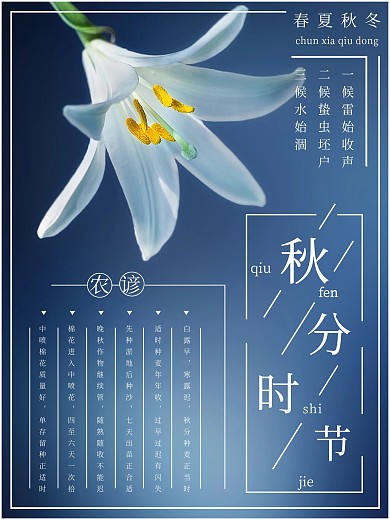 秋分时节