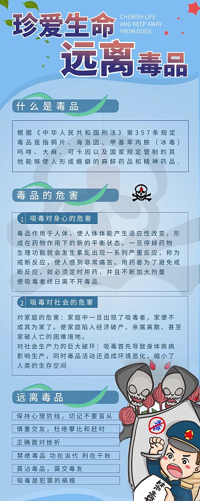 珍爱生命远离毒品